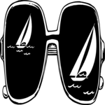 Sunglasses - Sailing Clip Art
