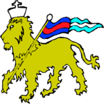 Lion with Flag