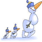 Snowman Family