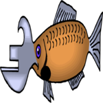 Fish - Can Opener Clip Art