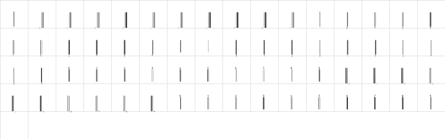 UpcBwrP72Tt Normal  glyph index