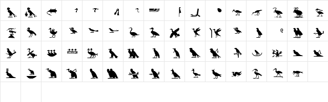 Imng Rgulier  glyph index