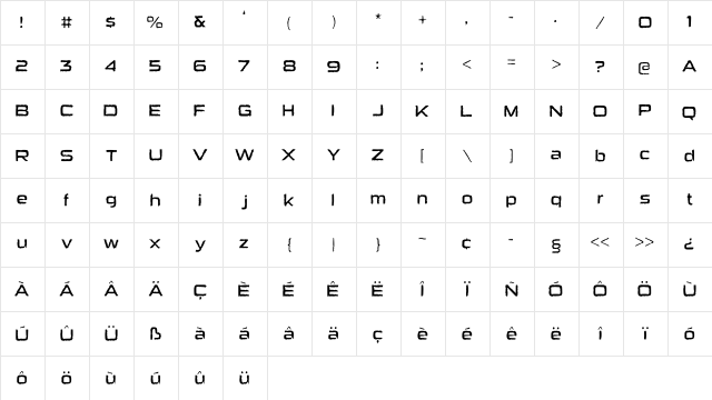 HeavyBomb HeavyBomb  glyph index