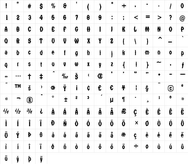 a_KenaFld Medium  glyph index