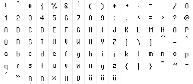 supernatural_10_01 Regular  glyph index