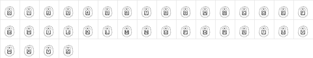 pf_lion1 Regular  glyph index