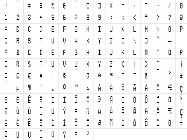 Composite Light  glyph index