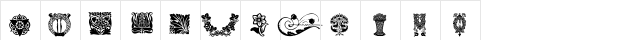 Design4 Regular  glyph index