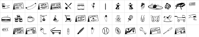 AC2-PartyDings1 Regular  glyph index