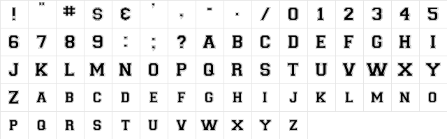 Petzingete-Norm Regular  glyph index