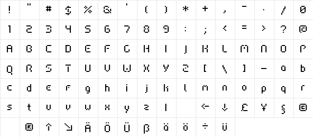 HIAIRPORTFFMCON Regular  glyph index
