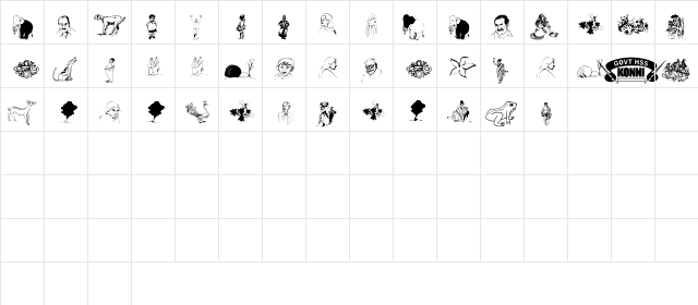 Bose_P Normal  glyph index