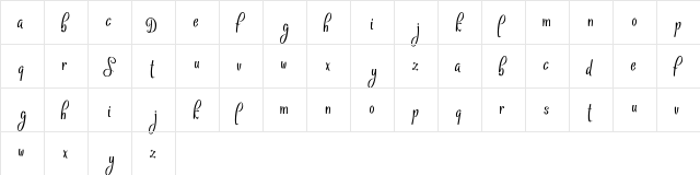 Sthencyl Demo  glyph index