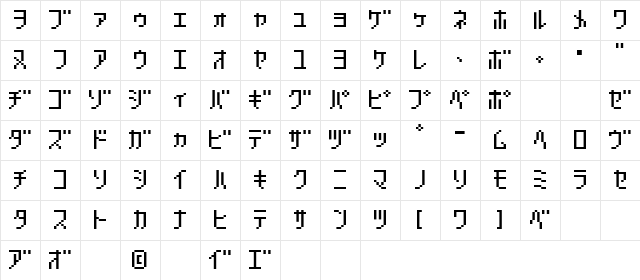 MD Thaitype K Regular  glyph index