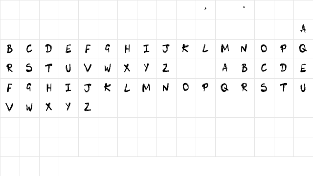 SK_LUNIE Medium  glyph index