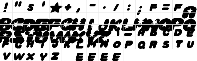 Crystal Universe Oblique Oblique  glyph index