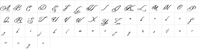 Hafala FREE Regular  glyph index