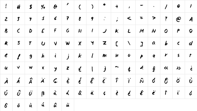 IsaacScript2 Medium  glyph index