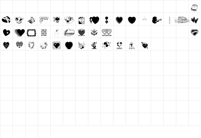 LM Valentines 1  glyph index