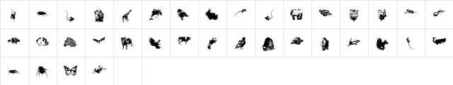 worldbeings Regular  glyph index