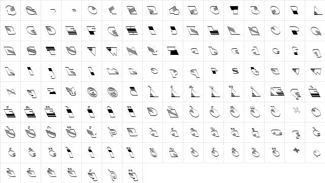 FZ UNIQUE 11 HOLLOW LEFTY Normal  glyph index
