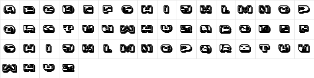 Portfolio 3D Inverted Regular  glyph index
