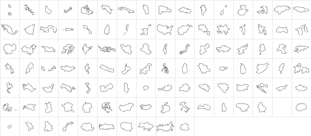 Mini Pics Global N Loose  glyph index