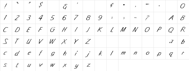 0 CazLite DNA Regular  glyph index