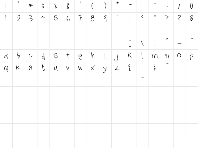 2peas unknown Regular  glyph index