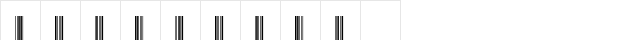 Code39DemoTT Regular  glyph index