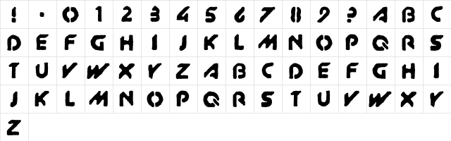 AdLib Regular  glyph index