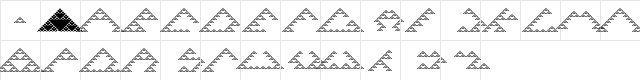 gasketed Regular  glyph index