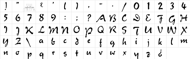 Juliet Regular  glyph index