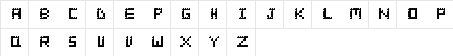 A Fire Inside The Walls Regular  glyph index