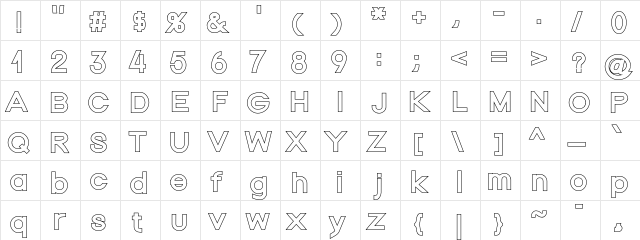 Nordica Plus NordicaClassicRgExtOl  glyph index