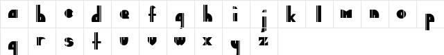 Deco Slice Deco Slice  glyph index