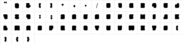 Tozuna Tozuna  glyph index