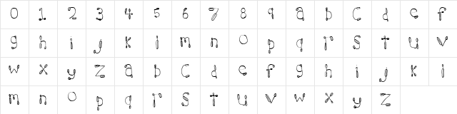 7 hours Regular  glyph index