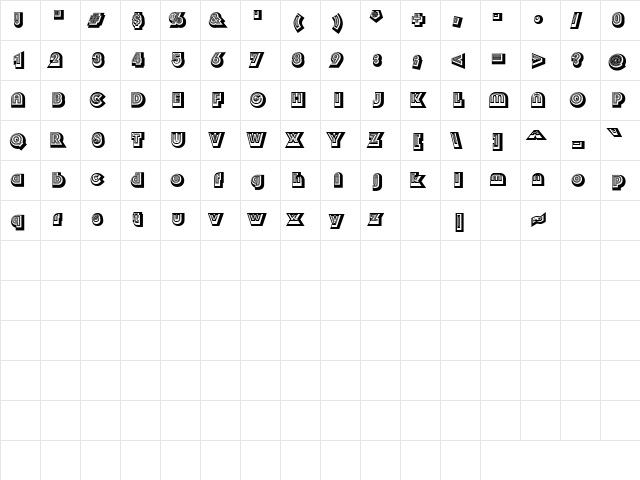 Soul Mama Regular  glyph index