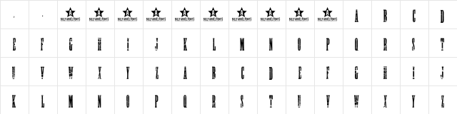 NIGHT STALKER TRIAL  glyph index