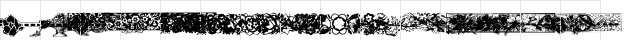 101! Floral Dividers 2 Regular  glyph index