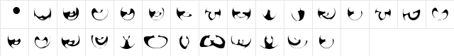 AntopolCode Regular  glyph index