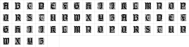 AmedicusCapsSSK Regular  glyph index