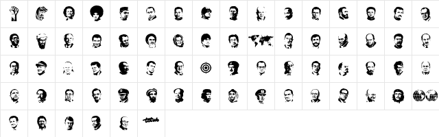 POWERVIEW Regular  glyph index