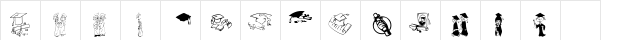 KR Grads 2002 Regular  glyph index