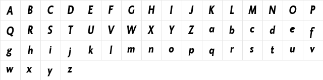 OctoneBETA Regular  glyph index