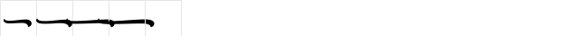 Gient Swash Regular  glyph index