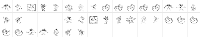 TazTheDevil Regular  glyph index
