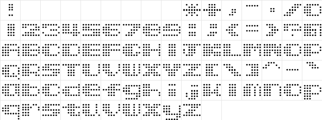 Spice Regular  glyph index