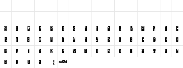 Butterfield Demo Regular  glyph index